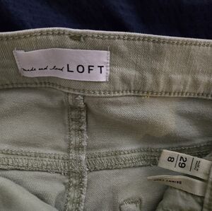 LOFT Sage Green Denim